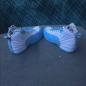 Nike Air Jordan 12 Retro Mid Emoji Retro Sneakers 6.5Y